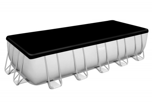 5612B Bestway Прямоугольный каркасный бассейн 640х274х132см+фильтр-насос, лестница, тент